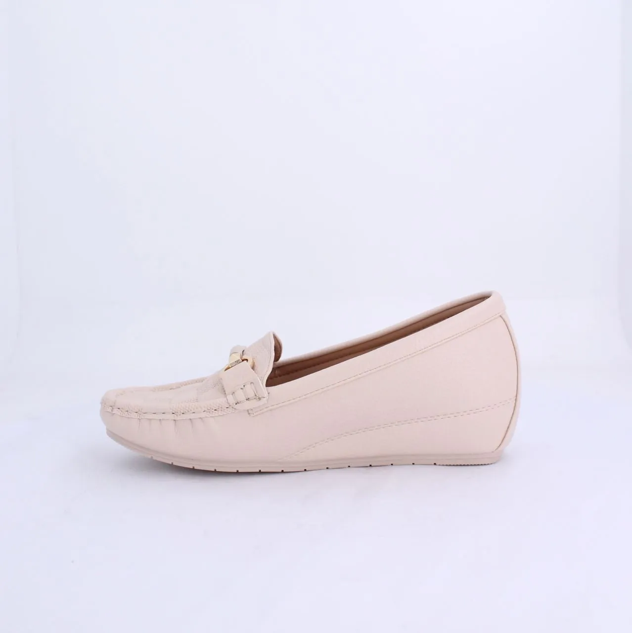 MYRA WEDGE MOCCASINS - OFFWHITE