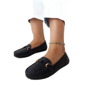 Matte Navy Blue Scafati Finish Moccasins