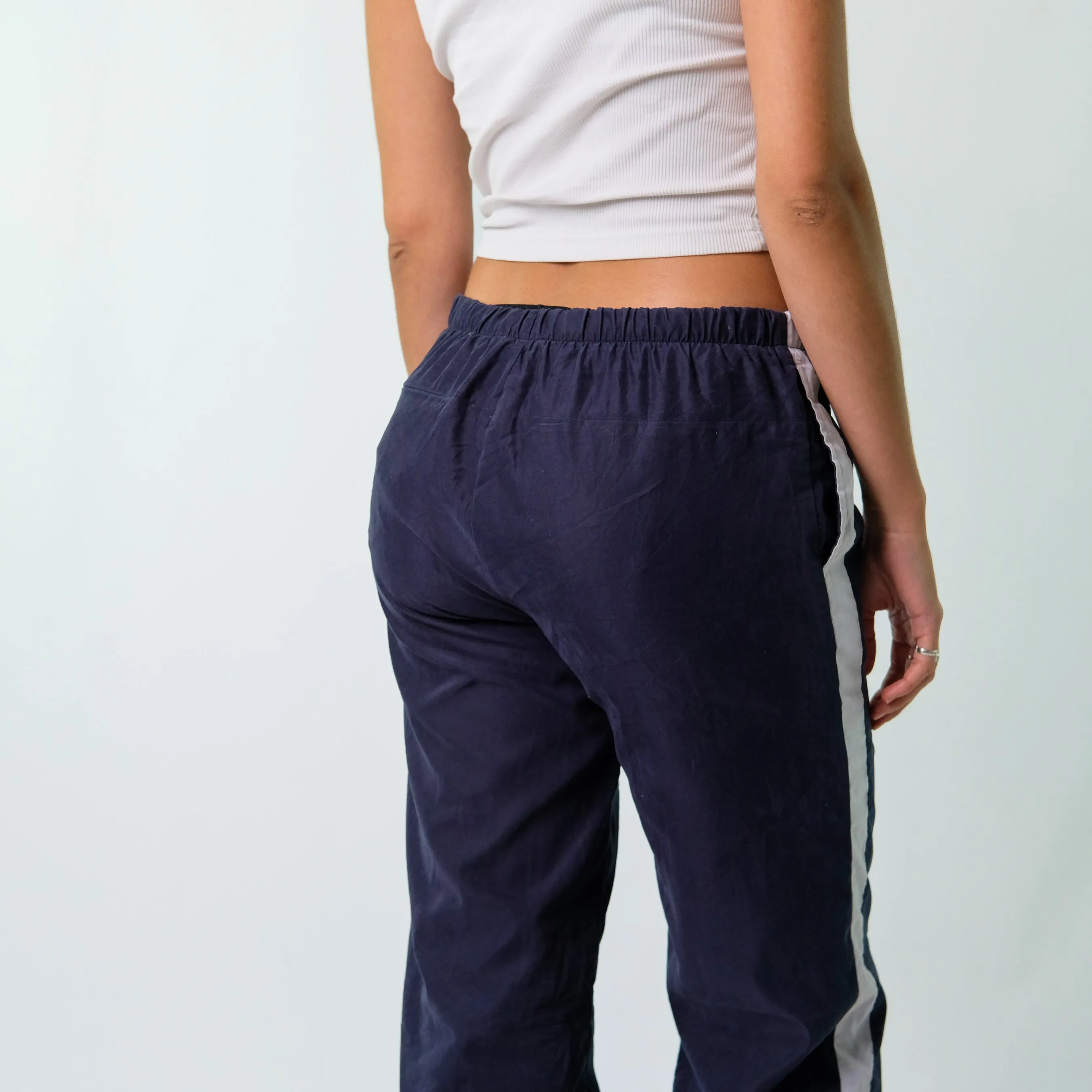 Navy Blue y2ks Nike Tracksuit Bottoms  Baggy Pants (28x32)