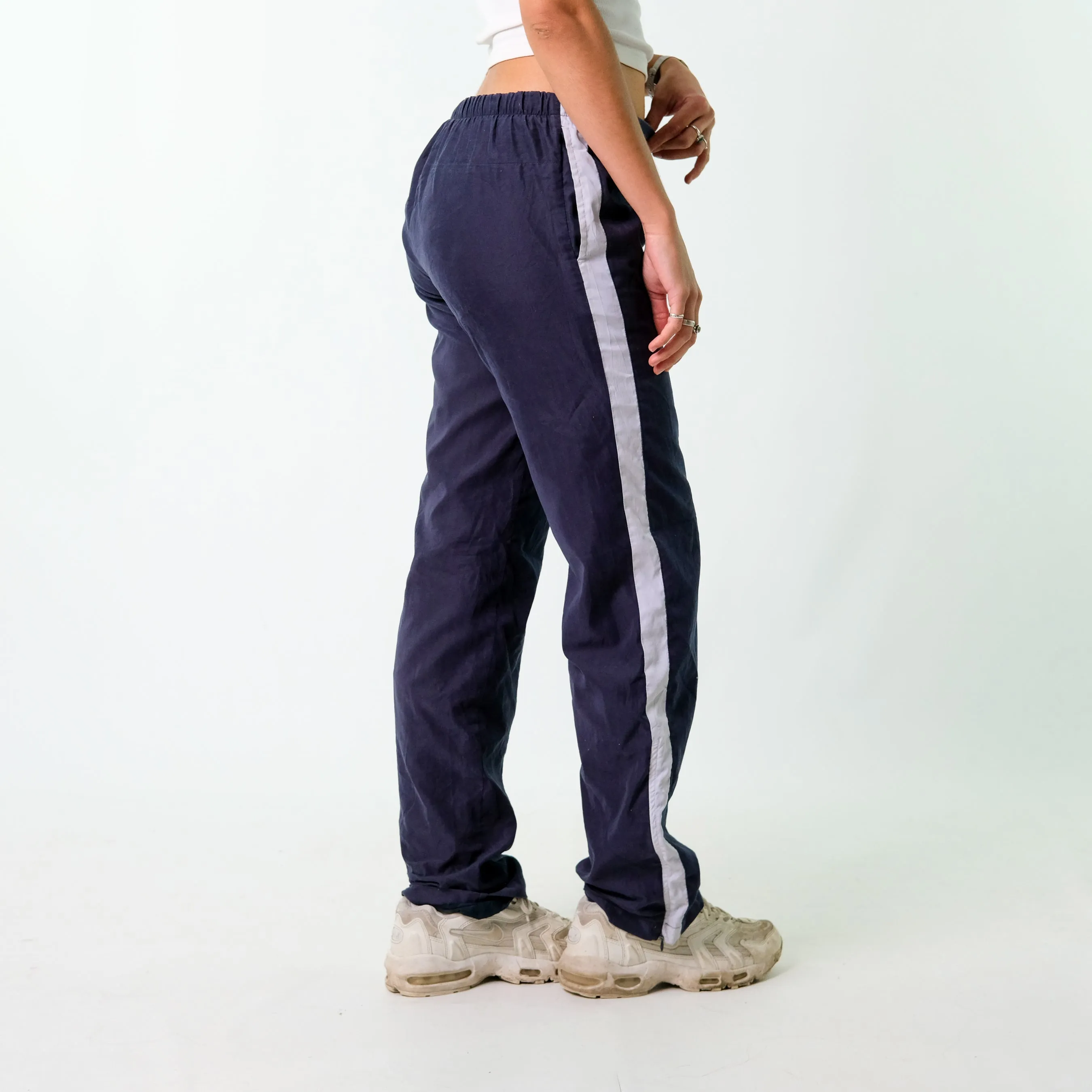 Navy Blue y2ks Nike Tracksuit Bottoms  Baggy Pants (28x32)