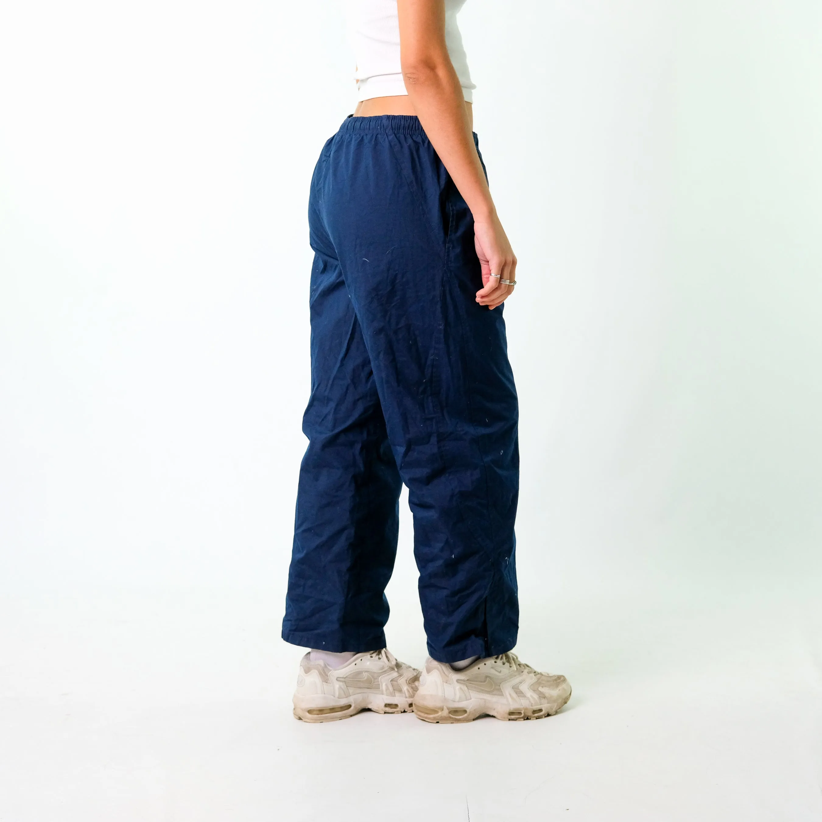 Navy Blue y2ks Nike Tracksuit Bottoms  Baggy Pants (32x28)