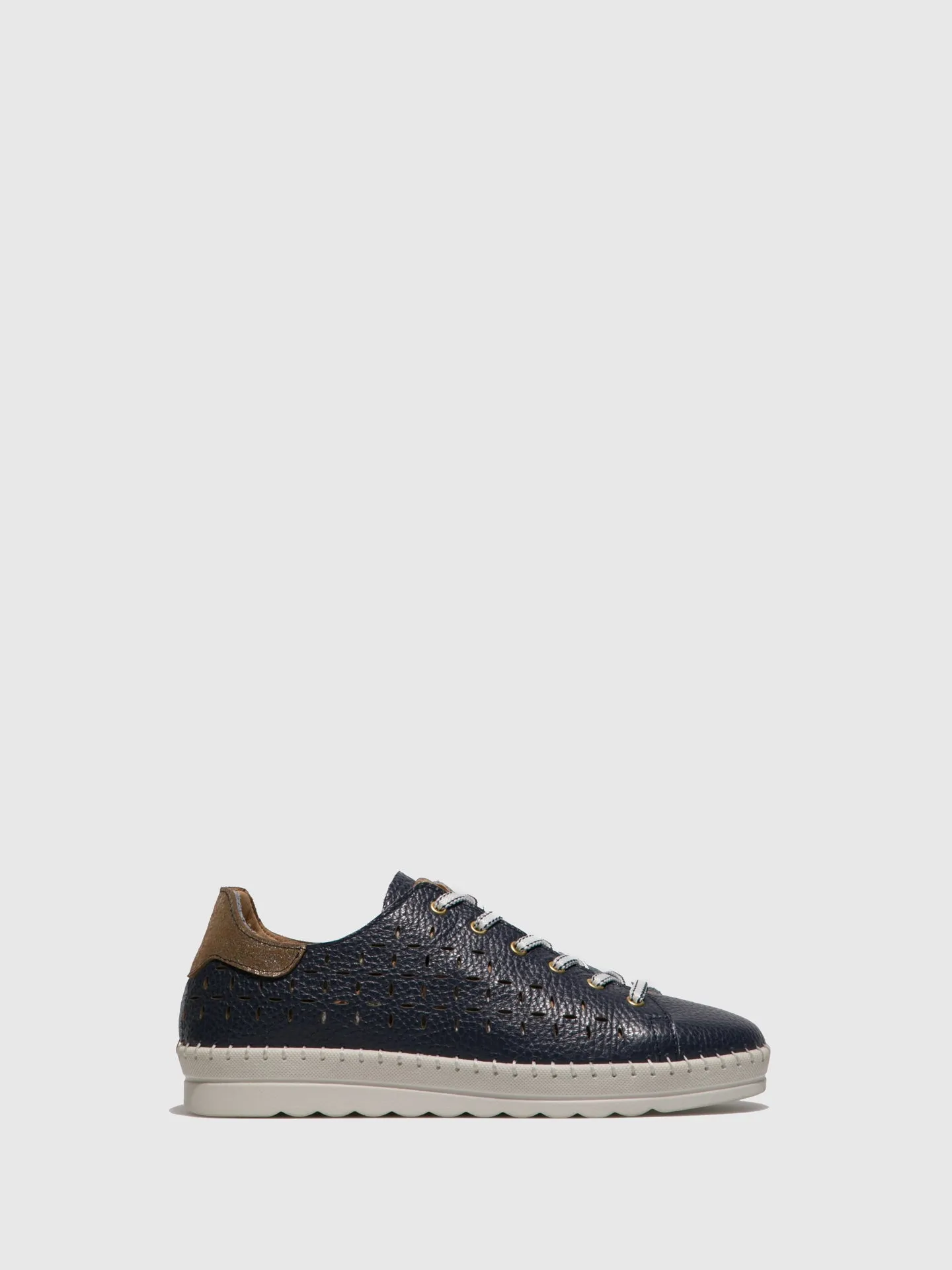 Navy Lace-up Shoes