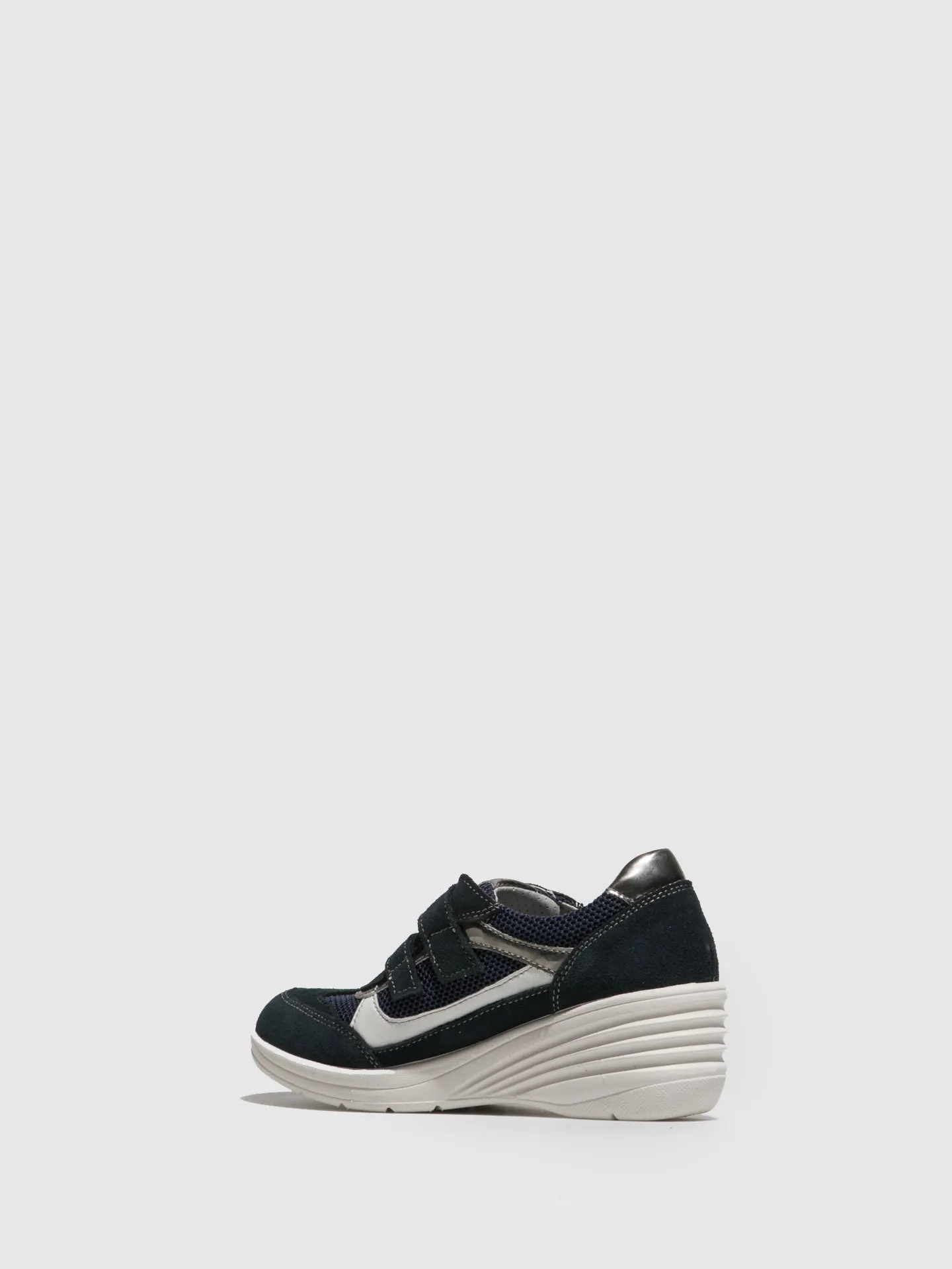 Navy Round Toe Shoes