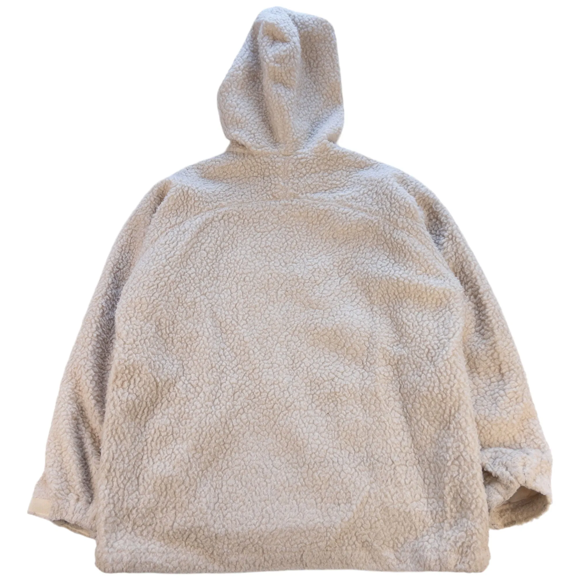 Ne-Net By Issey Miyake Vintage Sherpa Fleece Hoodie Size S