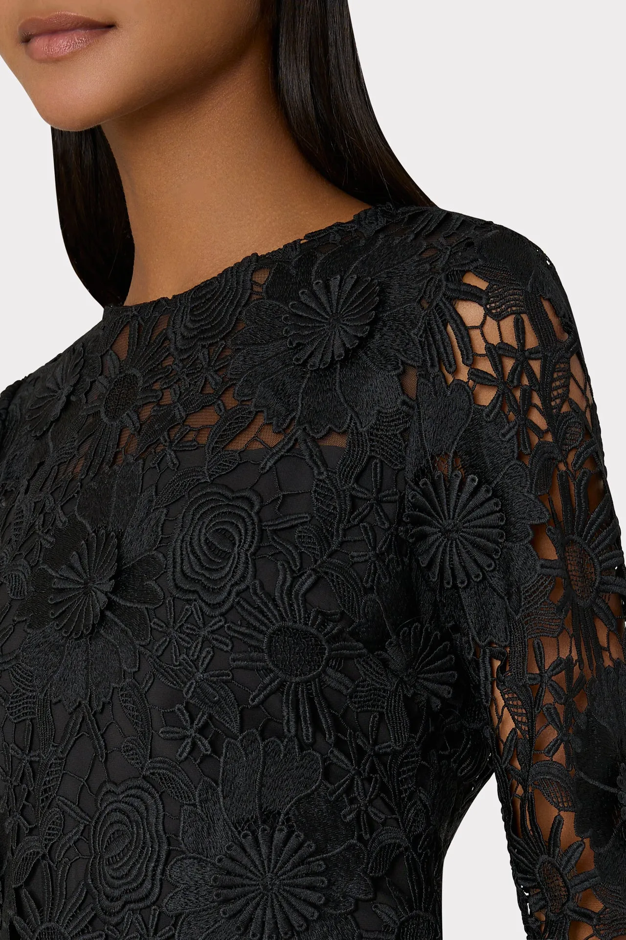 Nessa Three-Dimensional Lace Dress