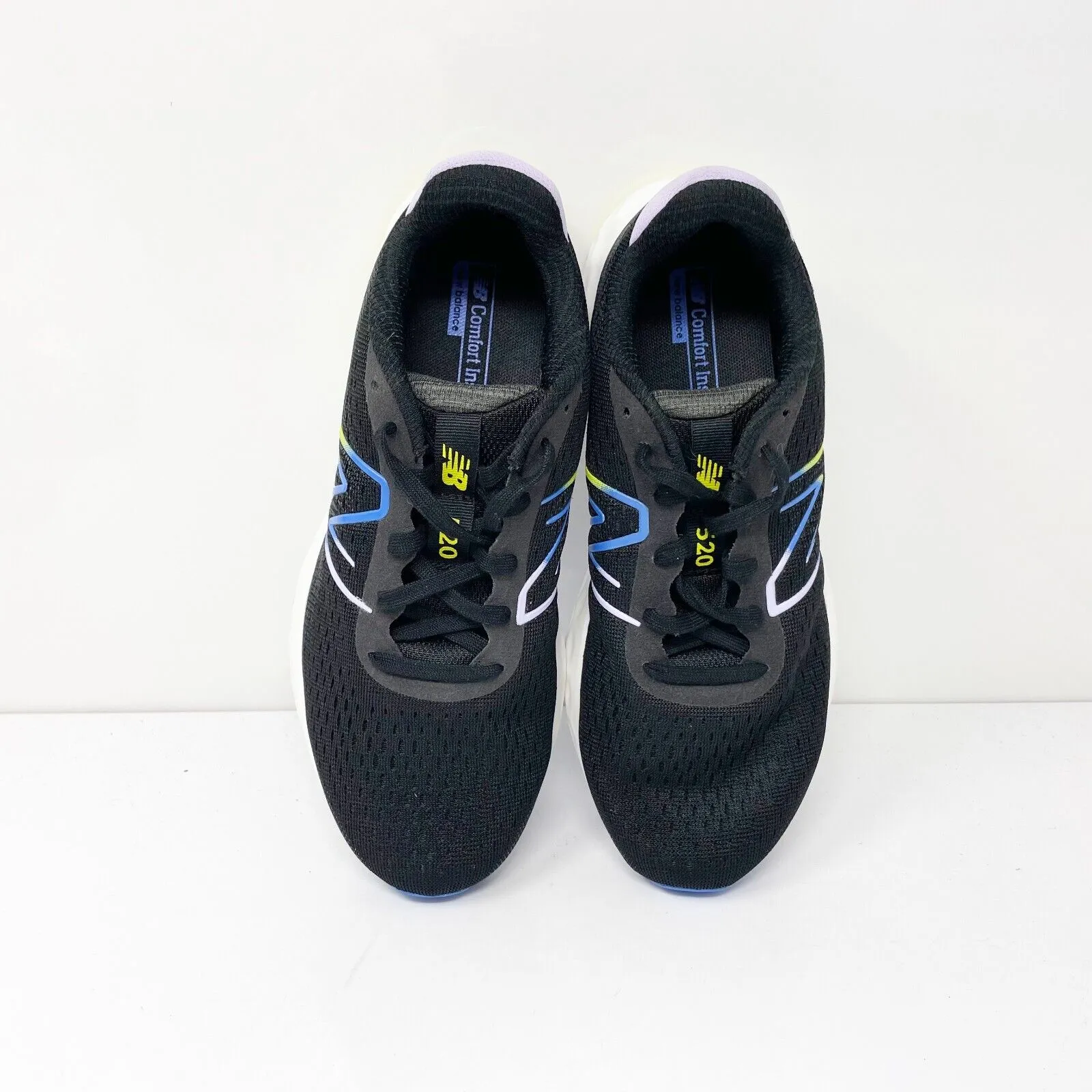 New Balance Unisex 520 V8 W520CK8 Black Running Shoes Sneakers Size M 6 W 7.5 D