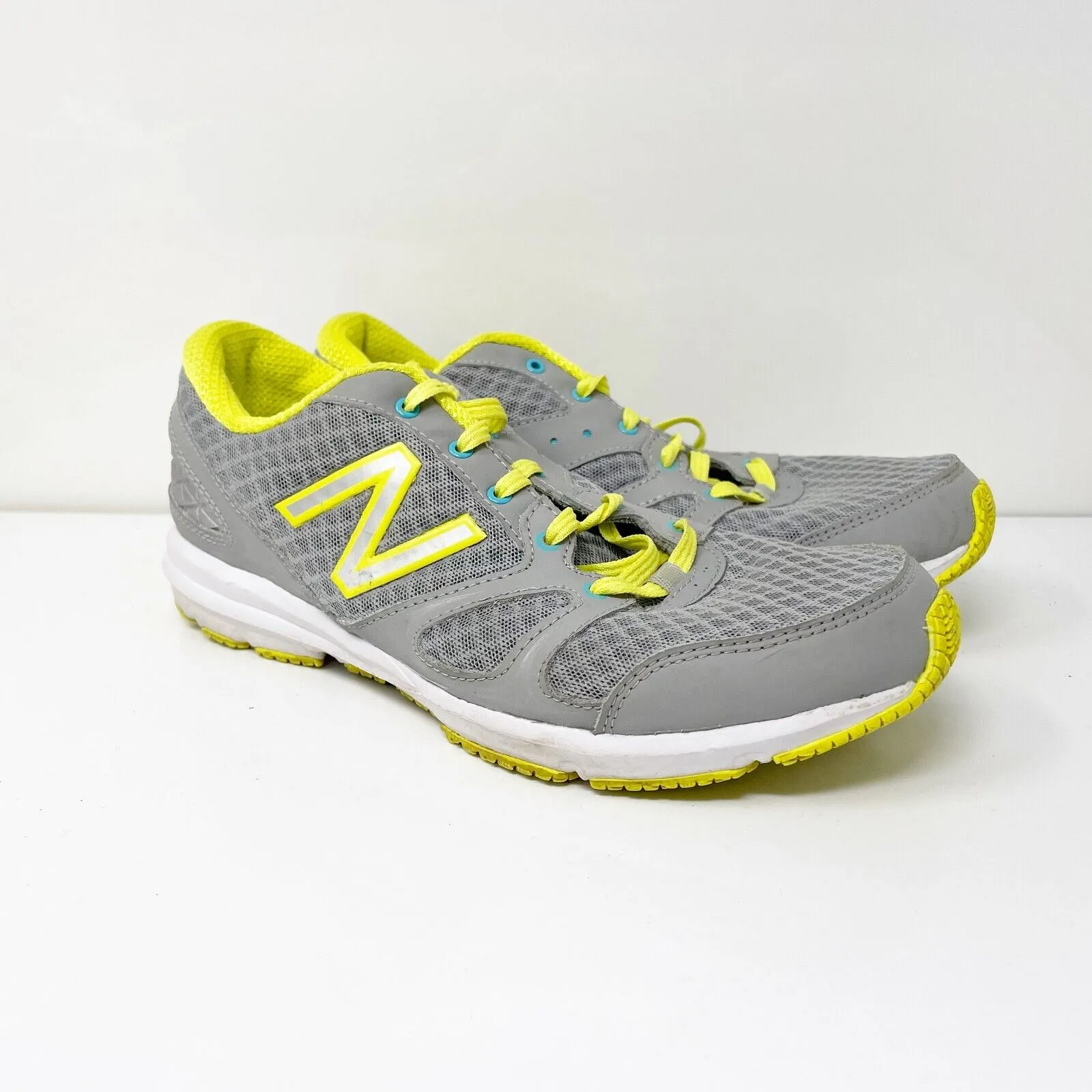 New Balance Womens 577 WX577LA Gray Running Shoes Sneakers Size 9 B