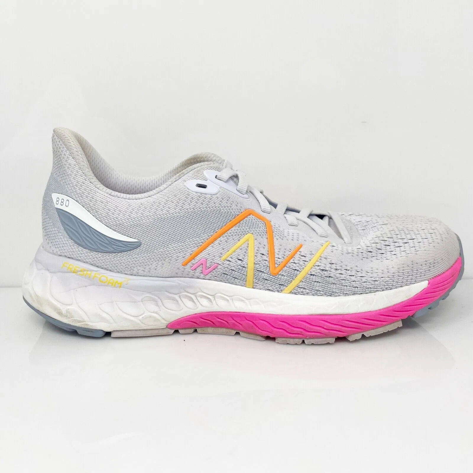 New Balance Womens 880 V12 W880G12 Gray Running Shoes Sneakers Size 9.5 B