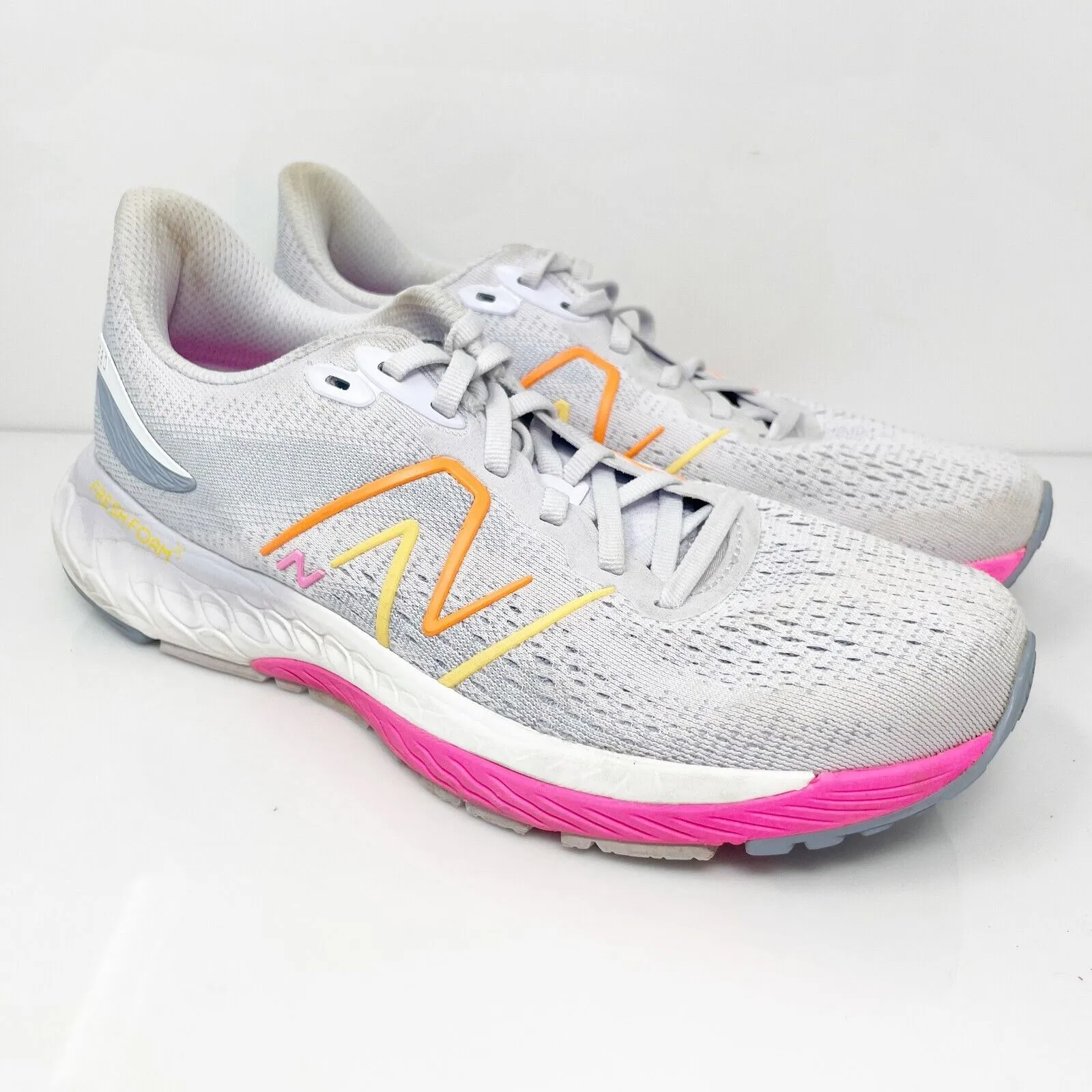 New Balance Womens 880 V12 W880G12 Gray Running Shoes Sneakers Size 9.5 B