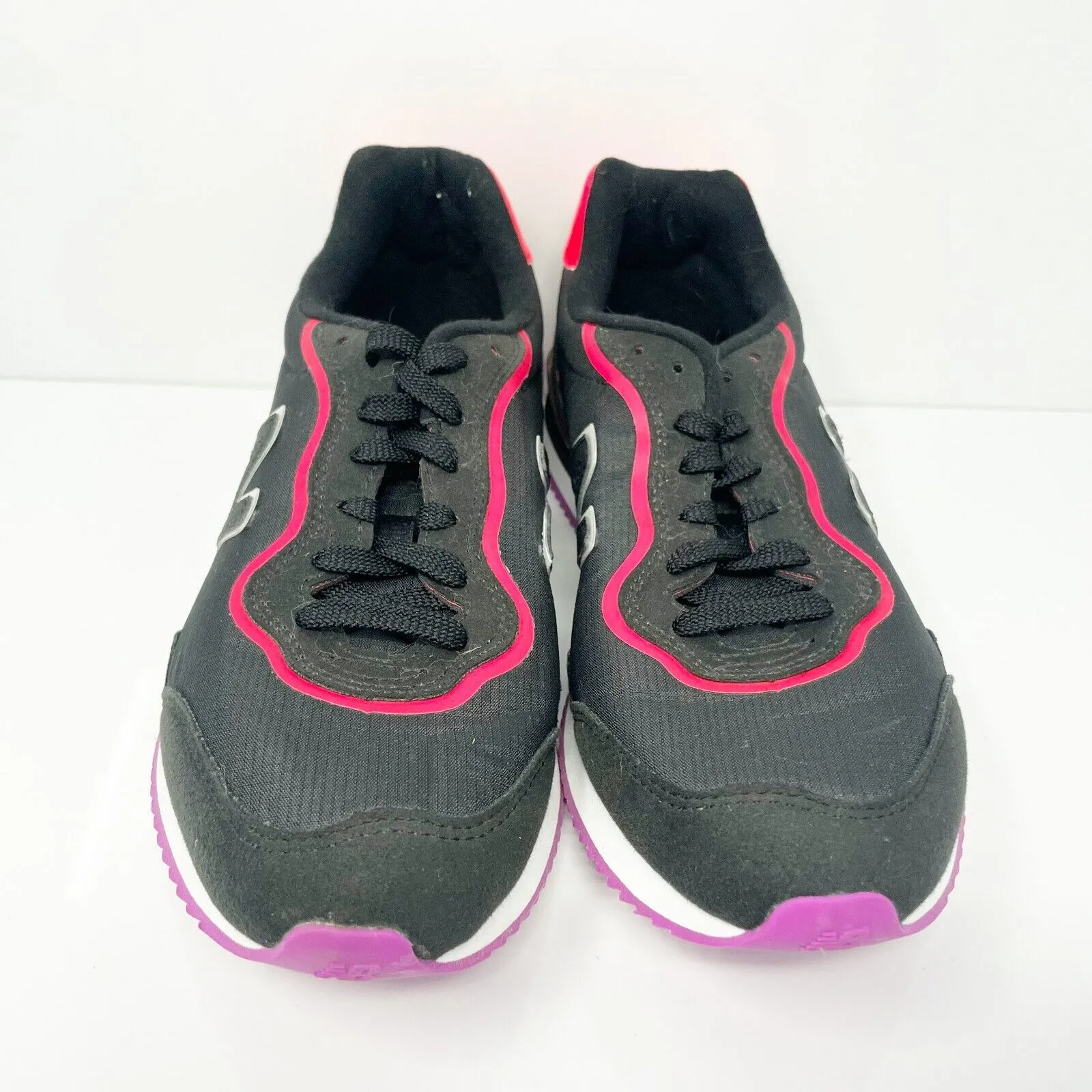 New Balance Womens Sola Sleek V1 WLSLAUN1 Black Running Shoes Sneakers Sz 7.5 B