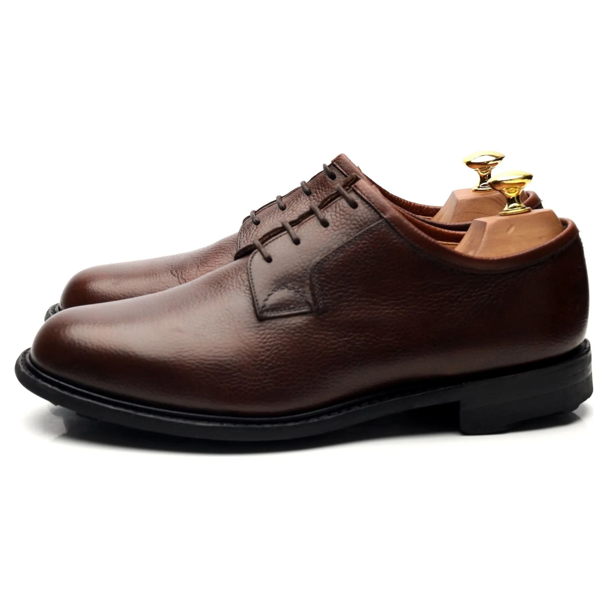 'Newbridge 2' Dark Brown Leather Derby UK 7.5 G