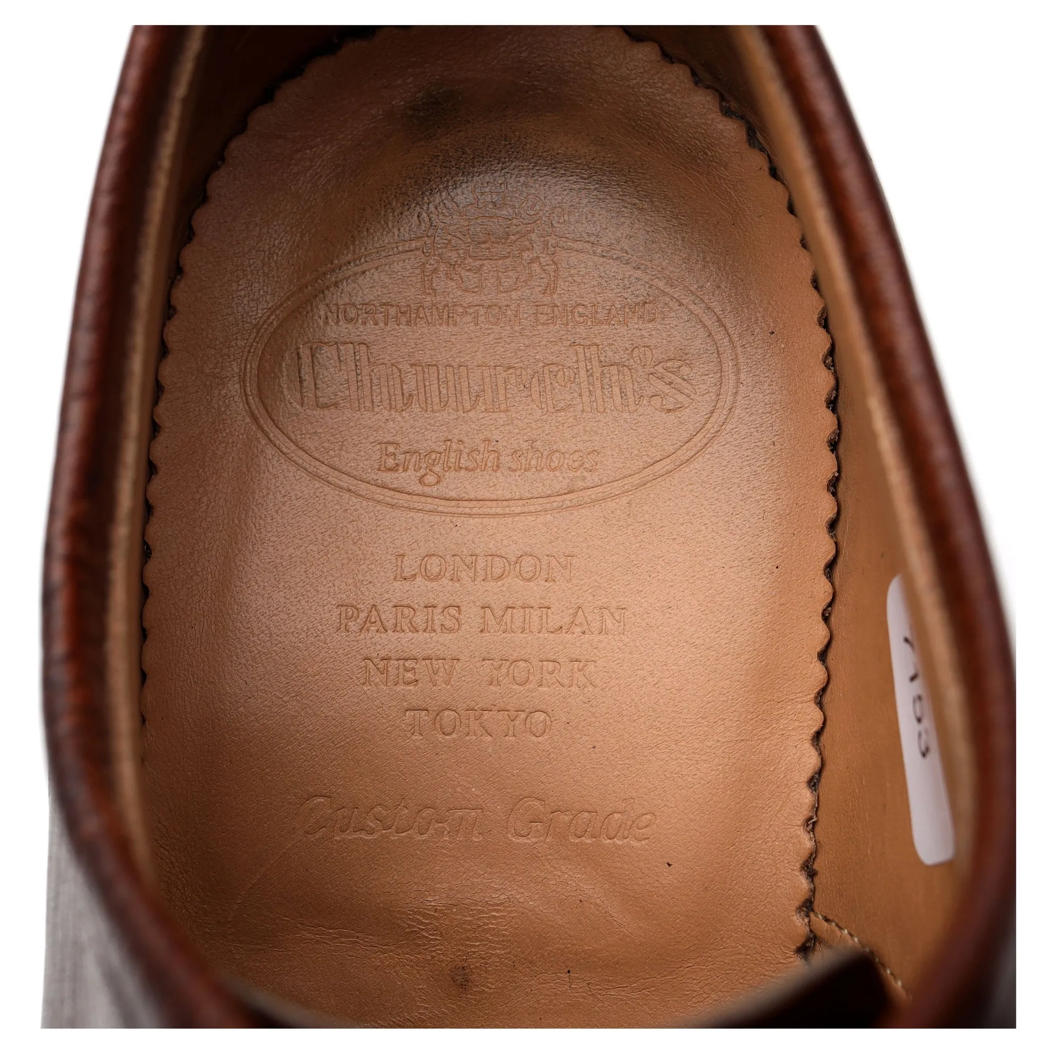 'Newbridge 2' Dark Brown Leather Derby UK 7.5 G