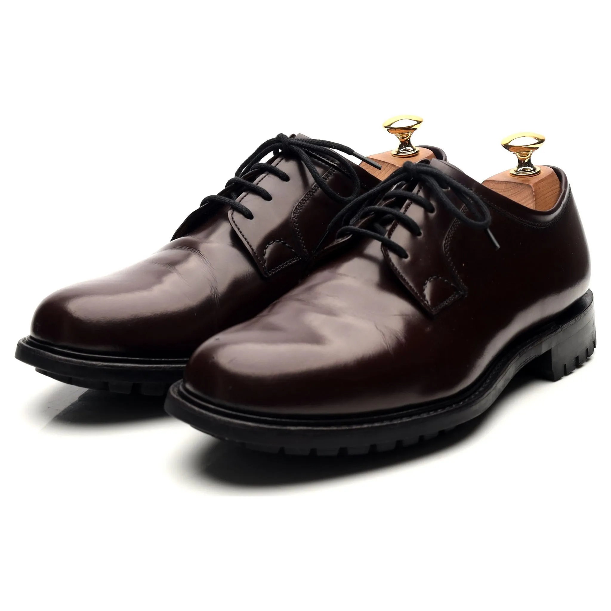 'Newbridge' Burgundy Leather Derby UK 6.5 F