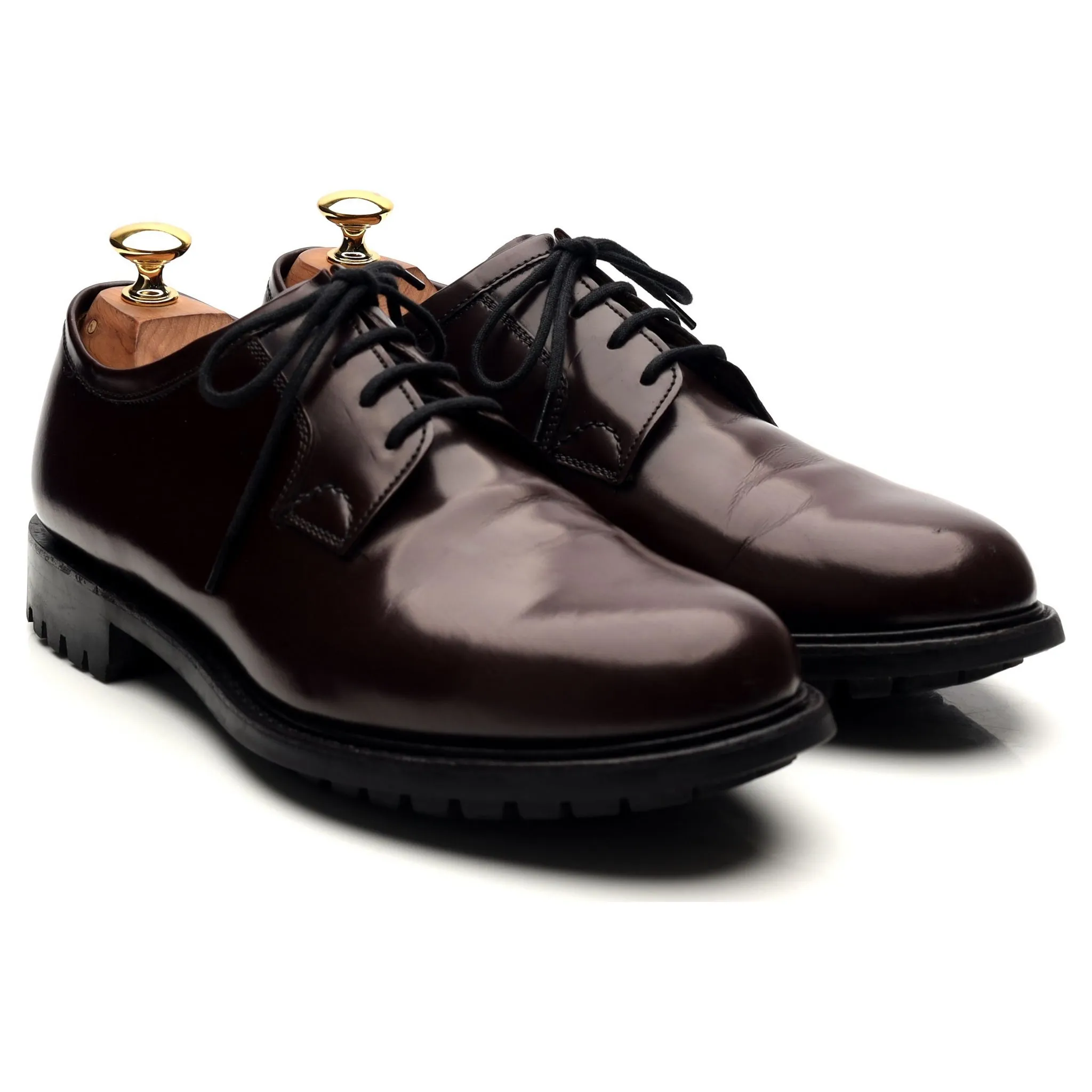 'Newbridge' Burgundy Leather Derby UK 6.5 F