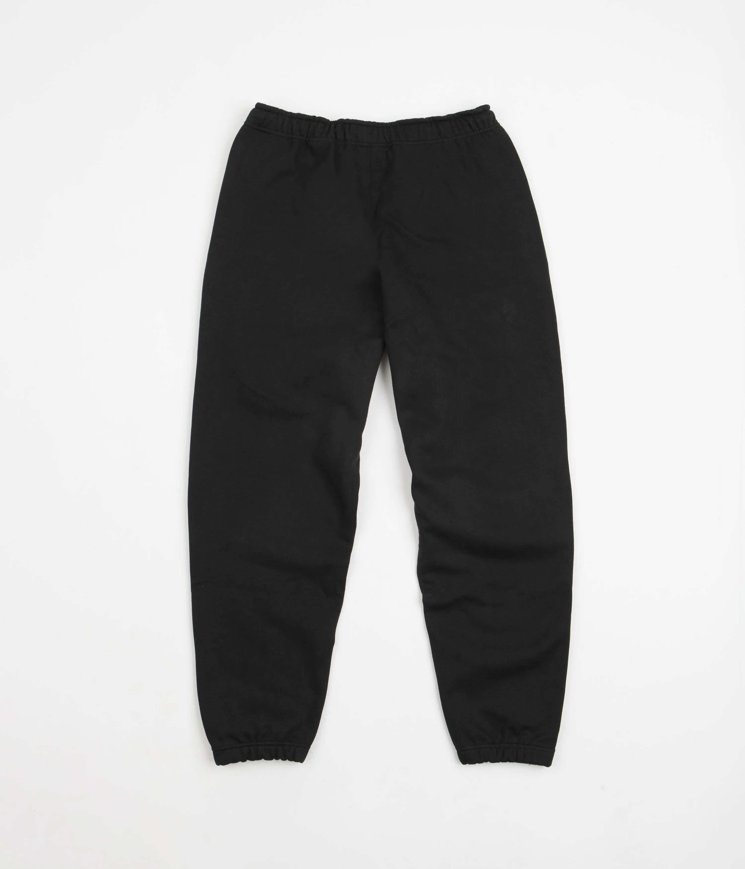 Nike Black and White Swoosh Fleece Sweatpants