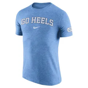 Nike Carolina Triblend Tee - Go Heels on Blue