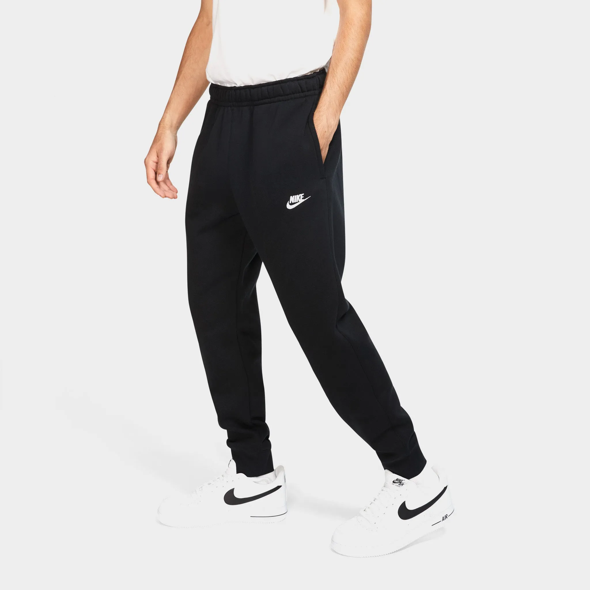 Nike Sportswear Club Fleece Joggers Black / Black - White