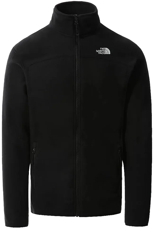 North Face Men's 100 Glacier Full Zip Fleece - Black