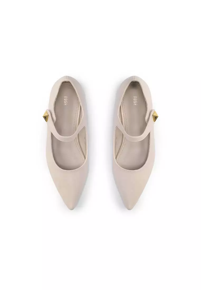 nose MARY JANE FLAT PUMP