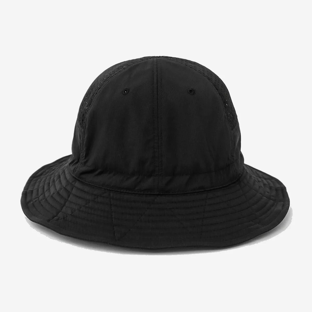 Nylon Mesh Black Bucket Hat