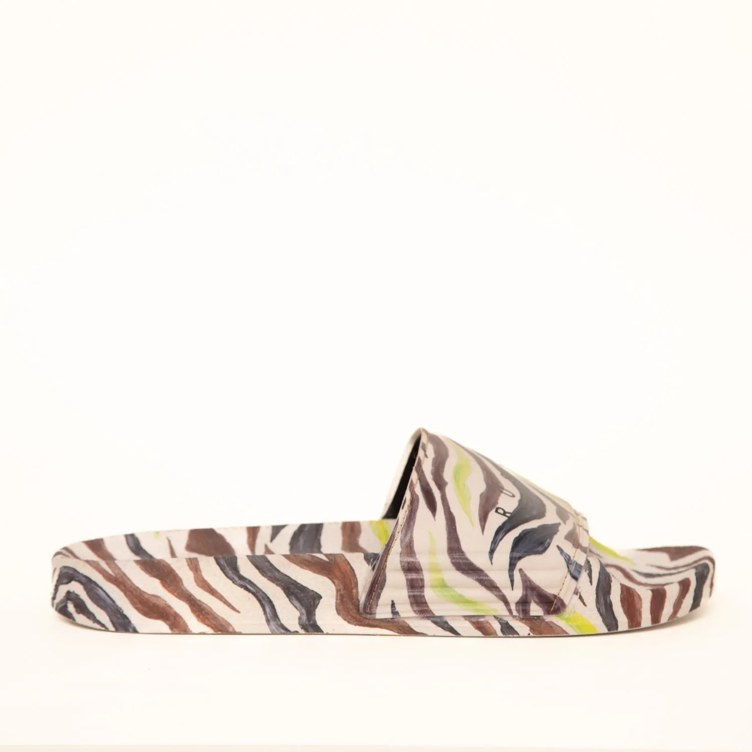 Ojotas Rusty Melrose Classic Slide Animal Print