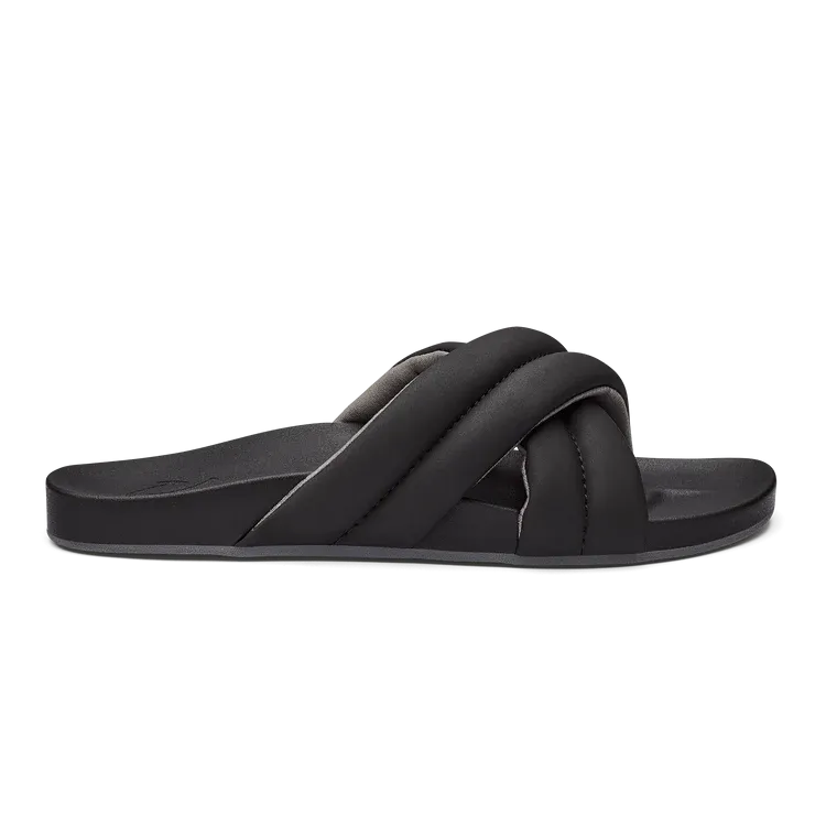 OLUKAI HILA SLIDE BLACK