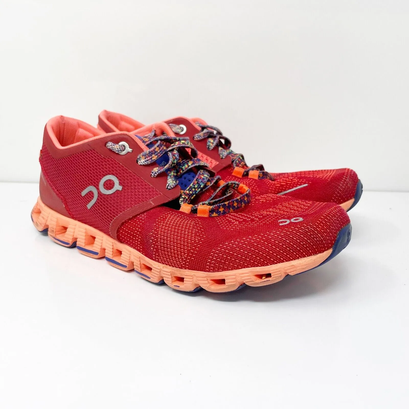 On Womens Cloud X Red Running Shoes Sneakers Size 8.5