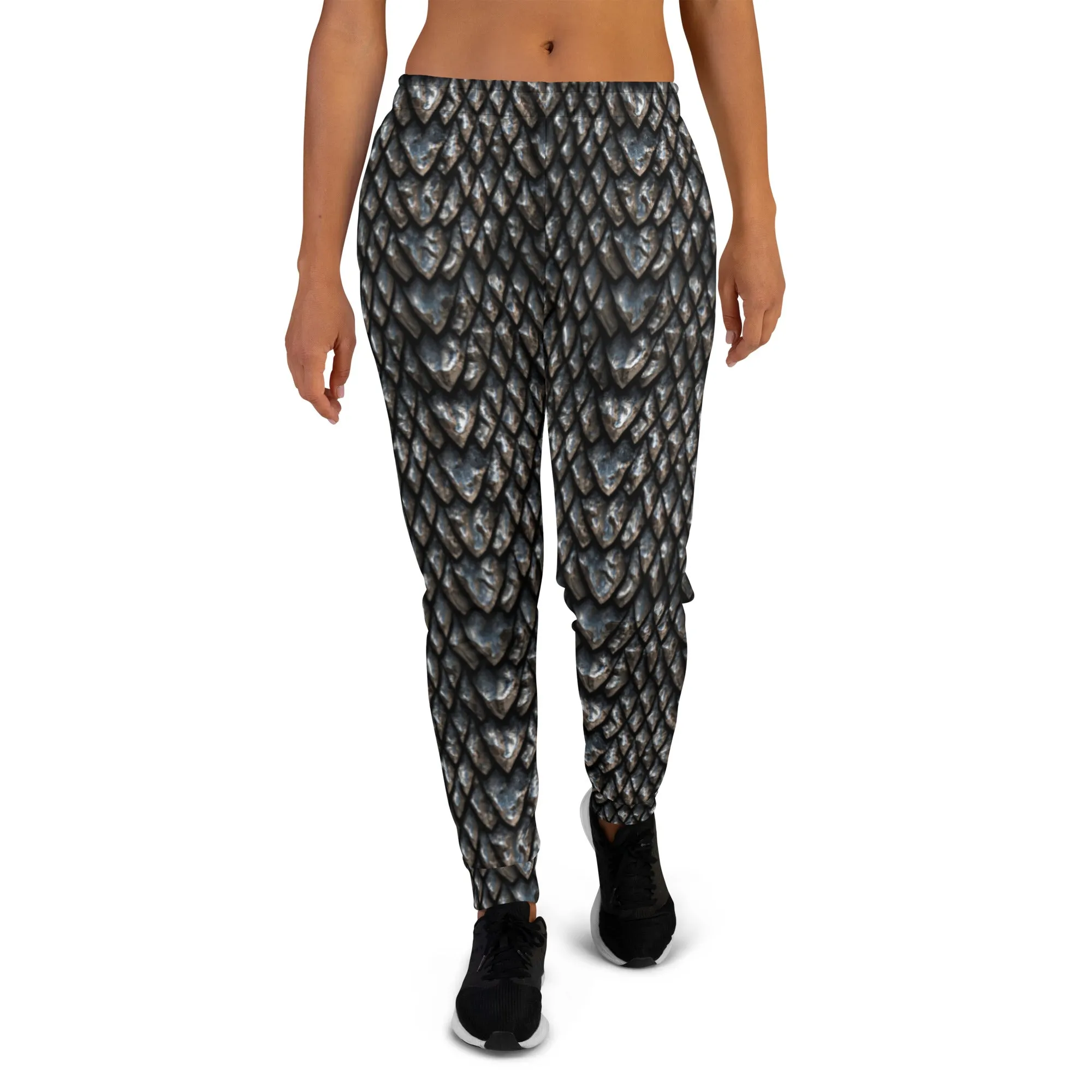 Onyx Dragon Scale Women's Slim Fit Joggers