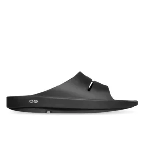 Oofos Men's Slide Sandal in Black