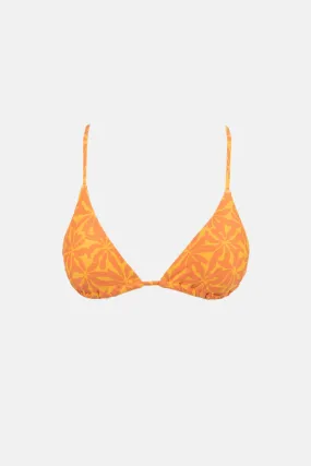 Orange Allegra Slide Tri Top