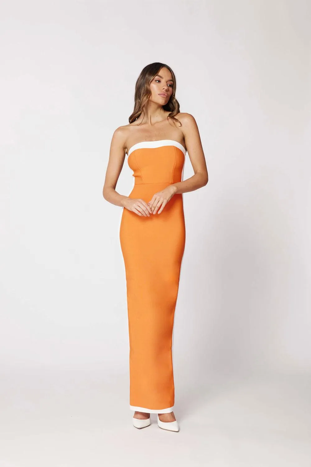 Orange Ashley Dress