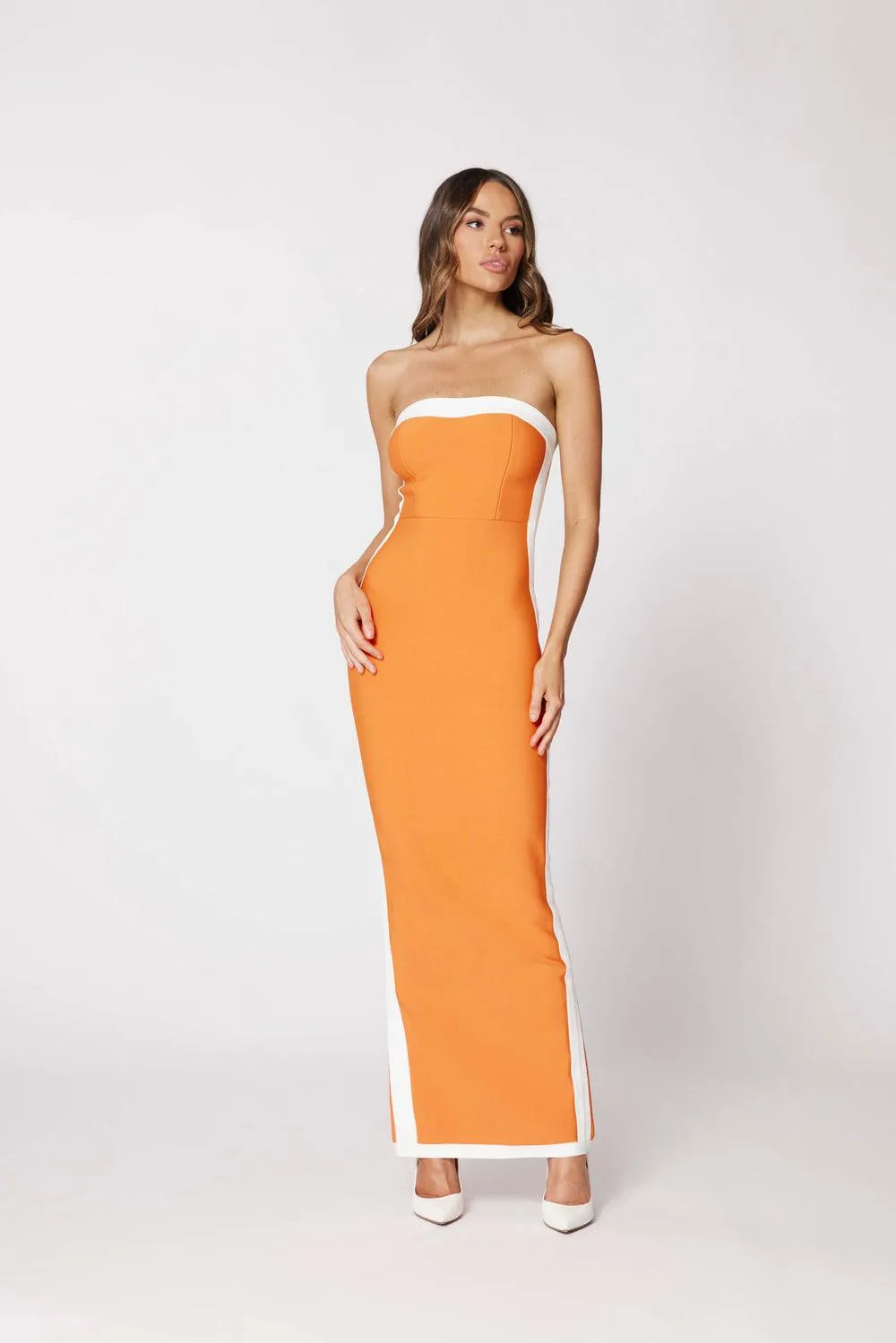 Orange Ashley Dress