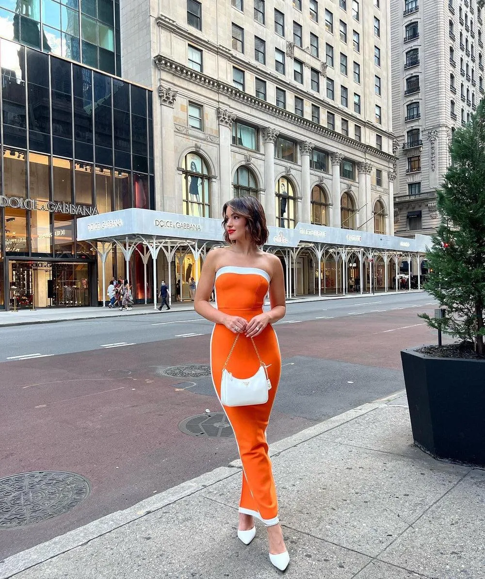 Orange Ashley Dress