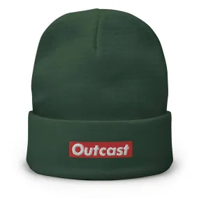 Outcast Box Beanie Hat | Green