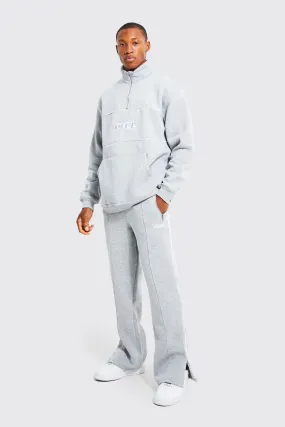 Oversized Ofcl Zip Funnel Neck Tracksuit