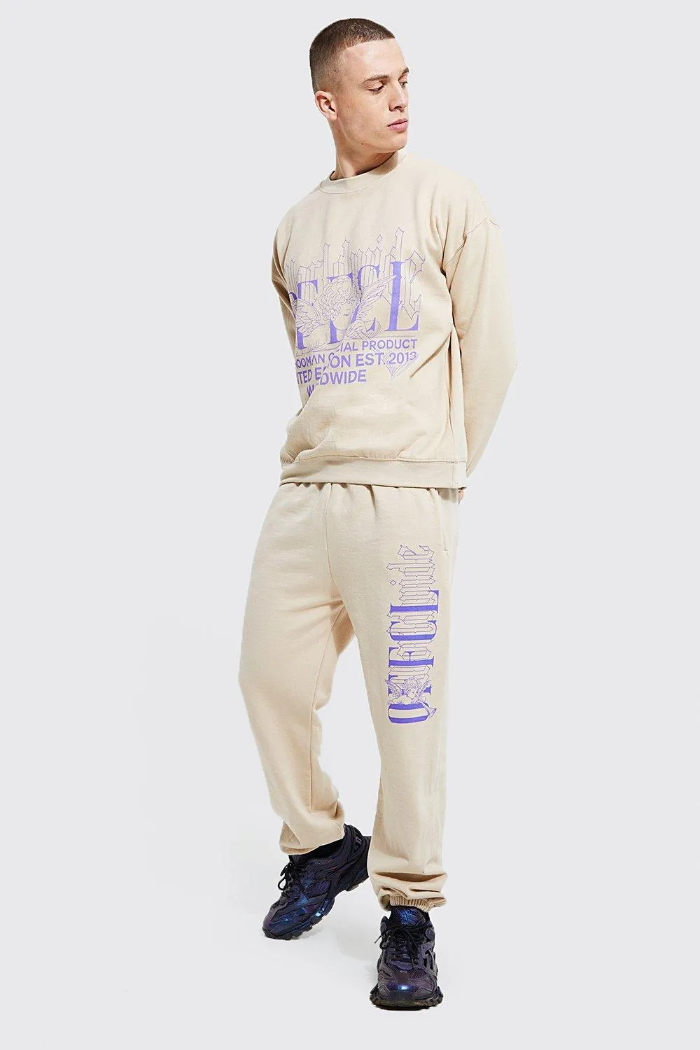 Oversized Offcl Sweatshirt Tracksuit