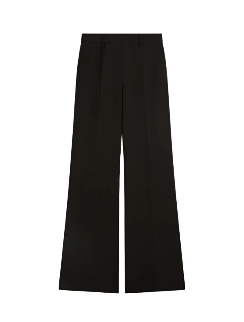 Oxalis wool trousers, black