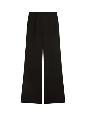 Oxalis wool trousers, black