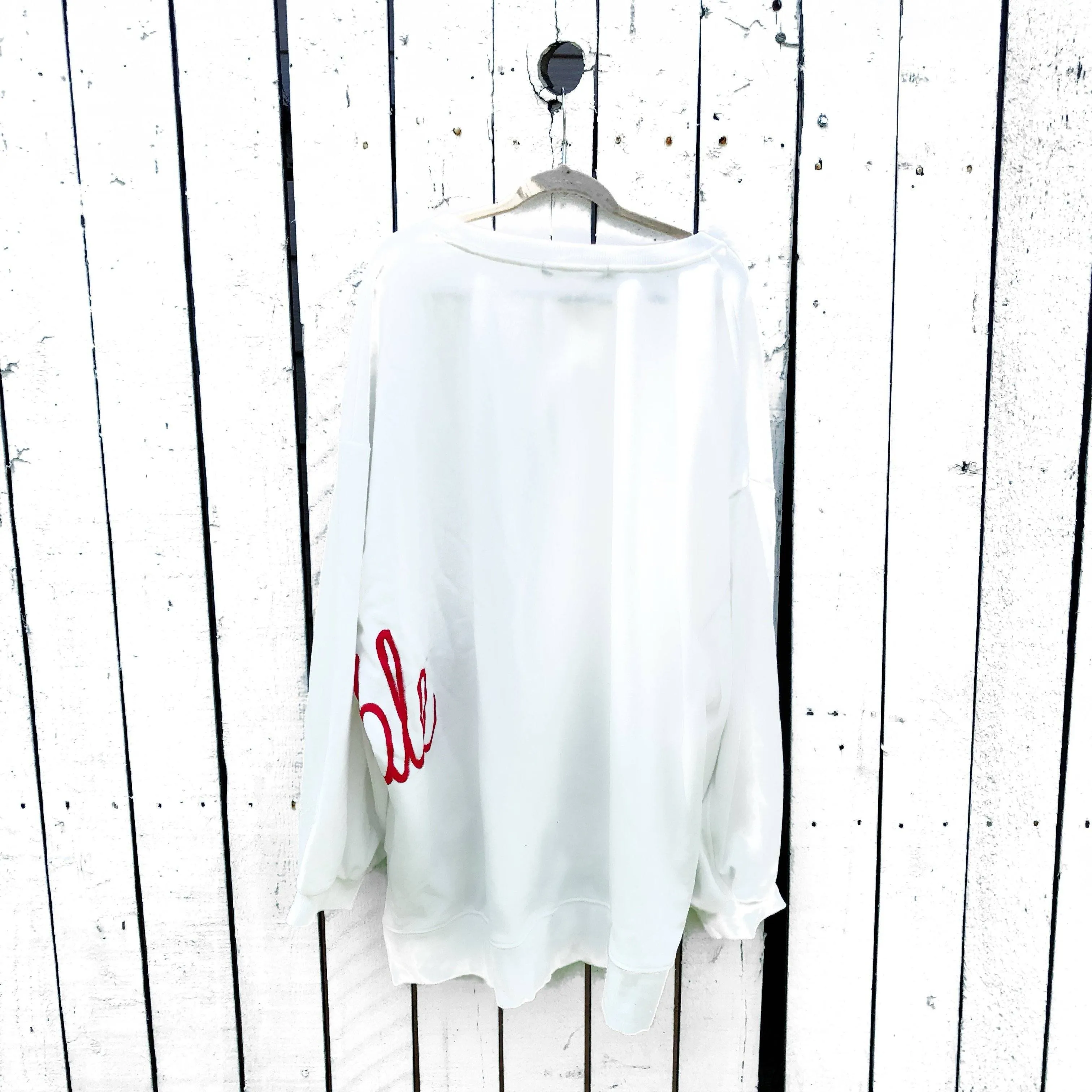 Painted sweatshirt in stock