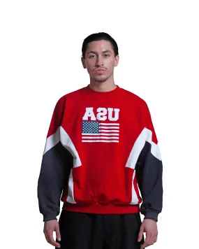 PANELED SWEATSHIRT USA