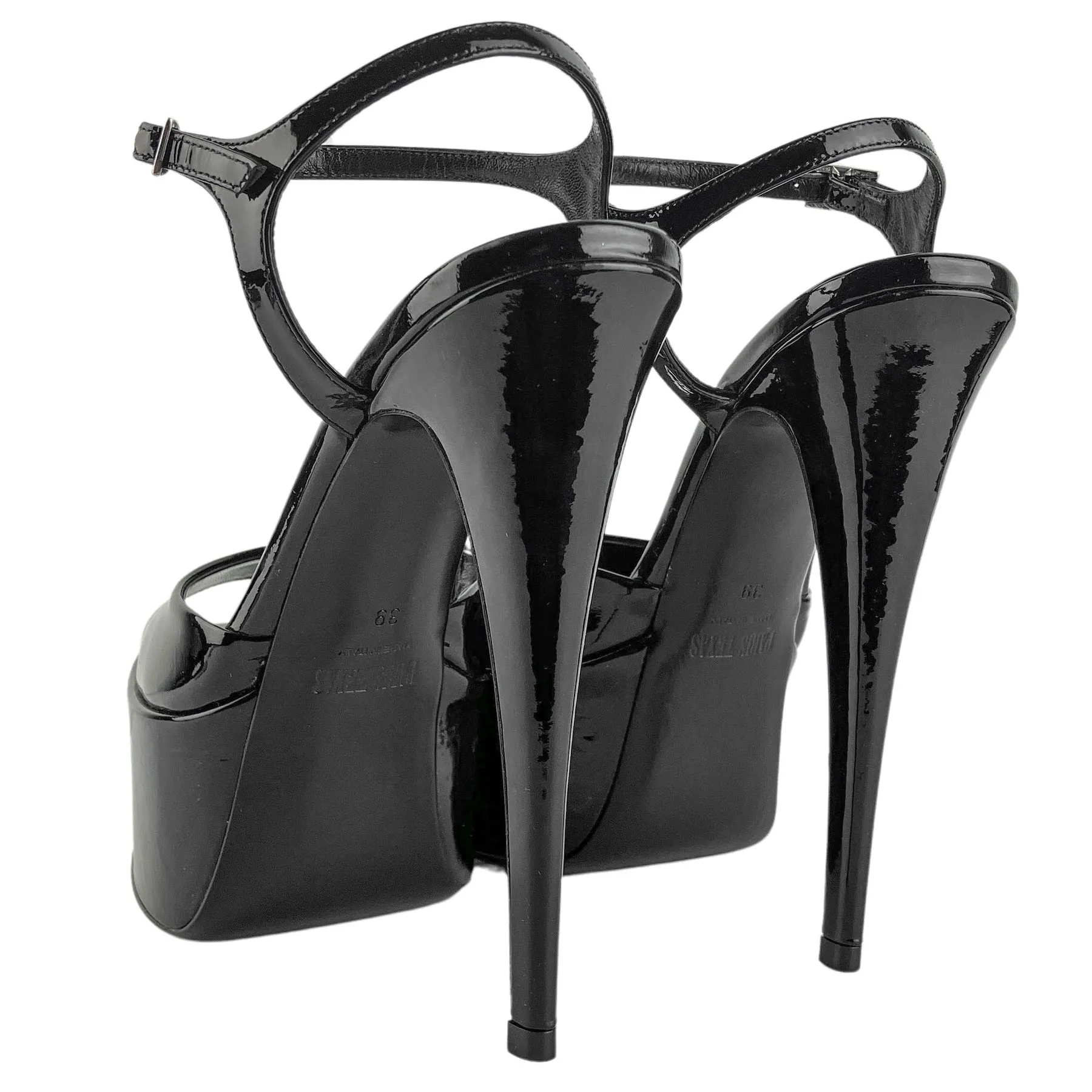 Paris Texas Pamela Platform Heels in Black Patent