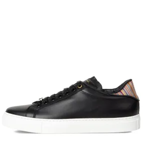 Paul Smith Beck trainers black stripe heel tab.