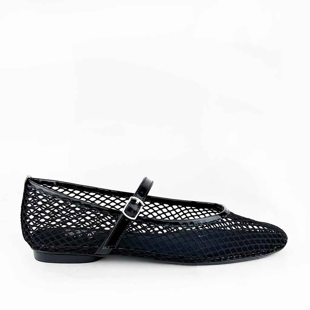 Perth Mesh Flat - Black