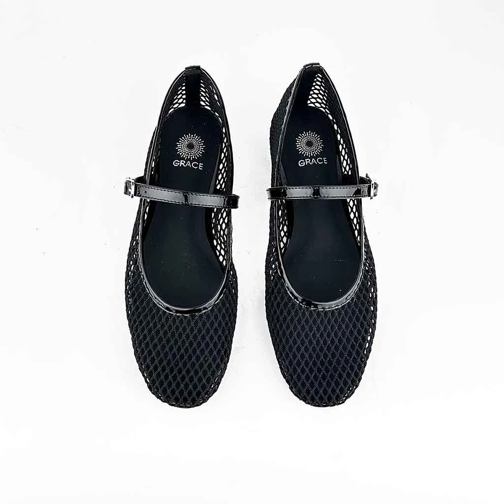 Perth Mesh Flat - Black