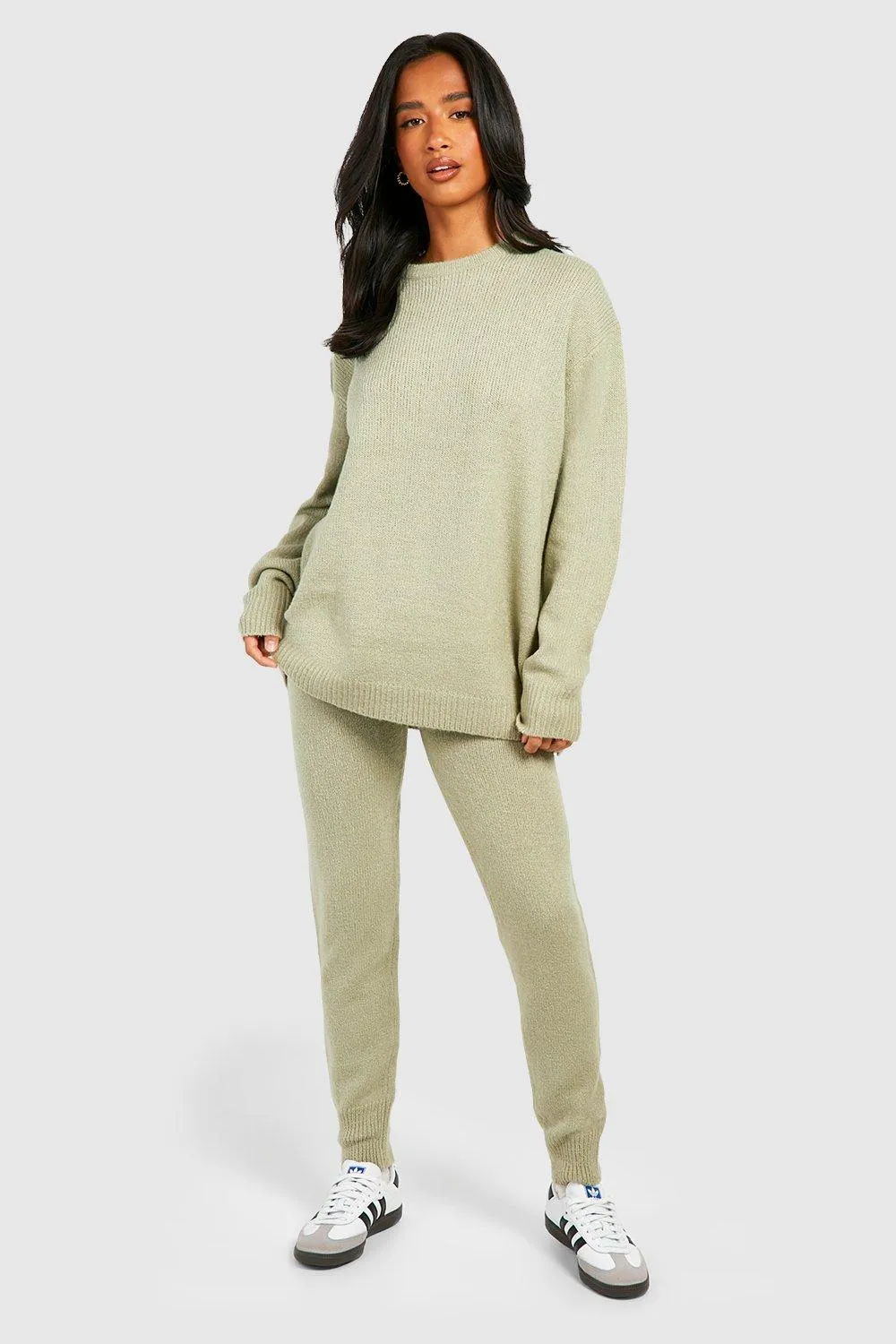 Petite Soft Knit Tracksuit