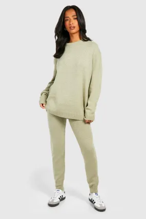 Petite Soft Knit Tracksuit