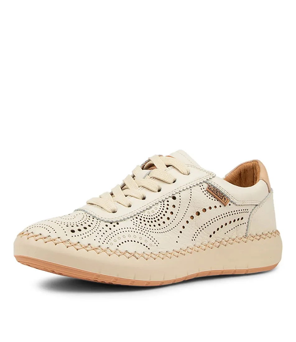 PIKOLINOS Mesina 96 Nata Leather Sneakers