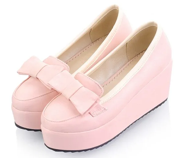 Pink Bow Ballet Flats