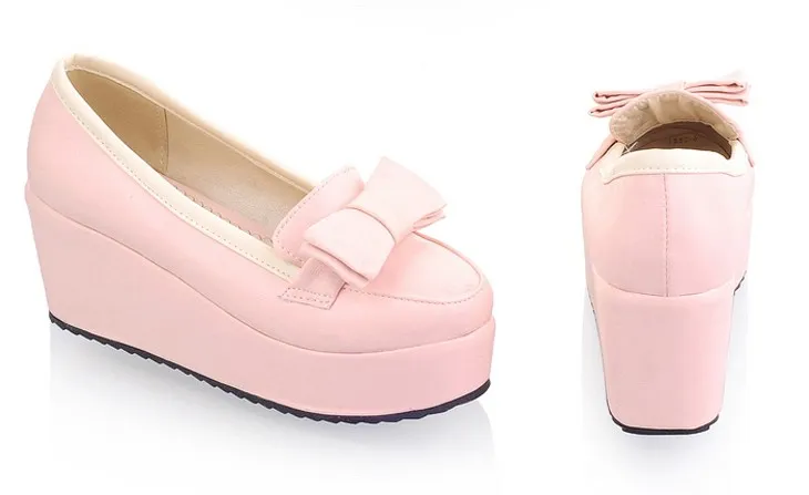 Pink Bow Ballet Flats