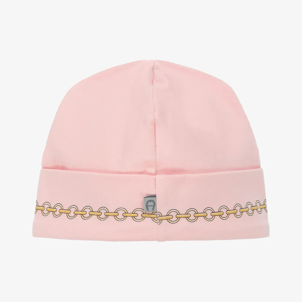 Pink Pima Cotton Baby Hat